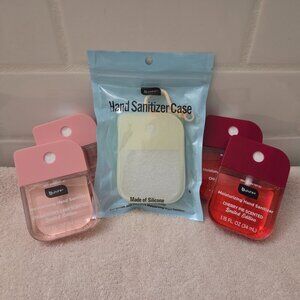 NEW Lot B. Pure Hand Sanitizer PLUS Case 2 Strawberry Cake 2 Cherry Pie LIMITED